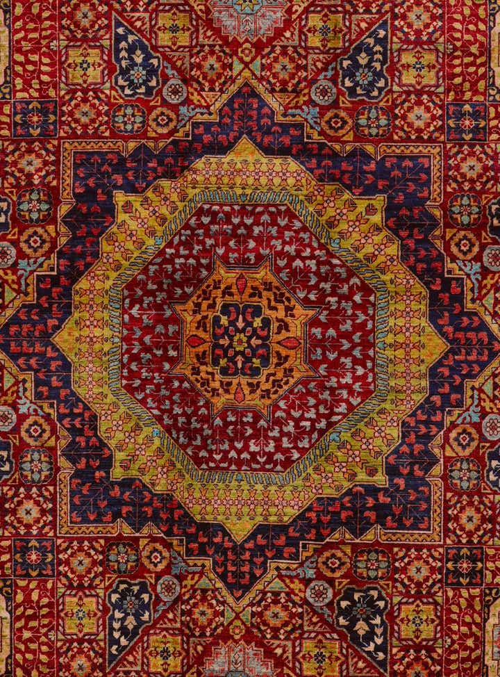 9' 11 x 14' 3 Hand Knotted Mamluk Ziegler Rug