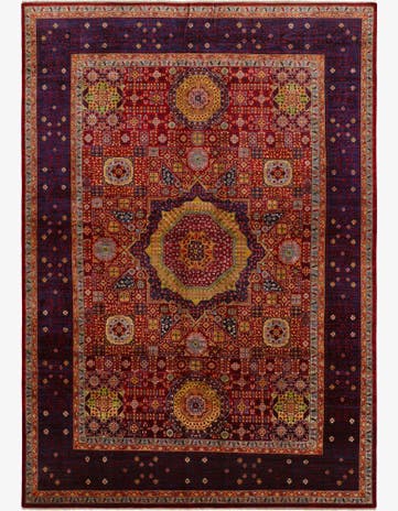 9' 11 x 14' 3 Hand Knotted Mamluk Ziegler Rug