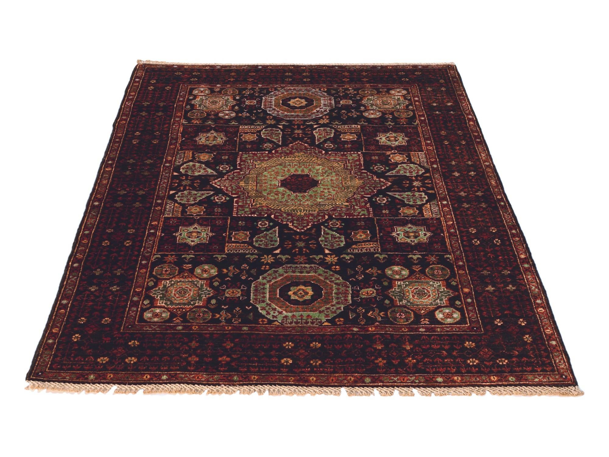 4' x 5' 8 Hand Knotted Mamluk Ziegler Rug