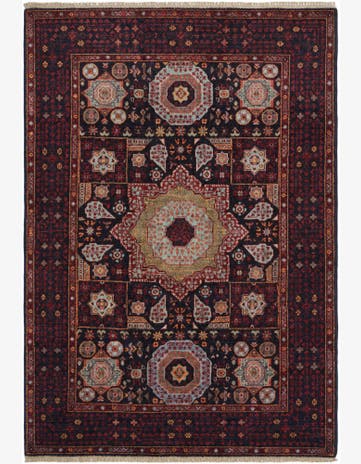 4' x 5' 8 Hand Knotted Mamluk Ziegler Rug