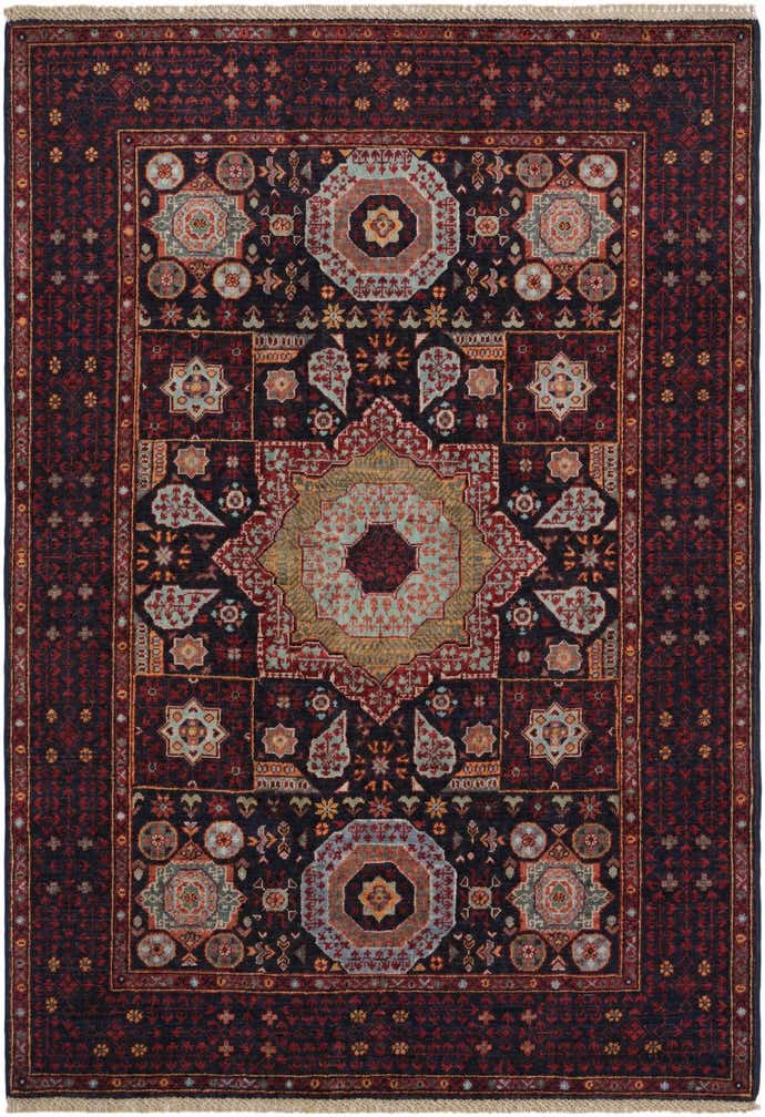 4' x 5' 8 Hand Knotted Mamluk Ziegler Rug