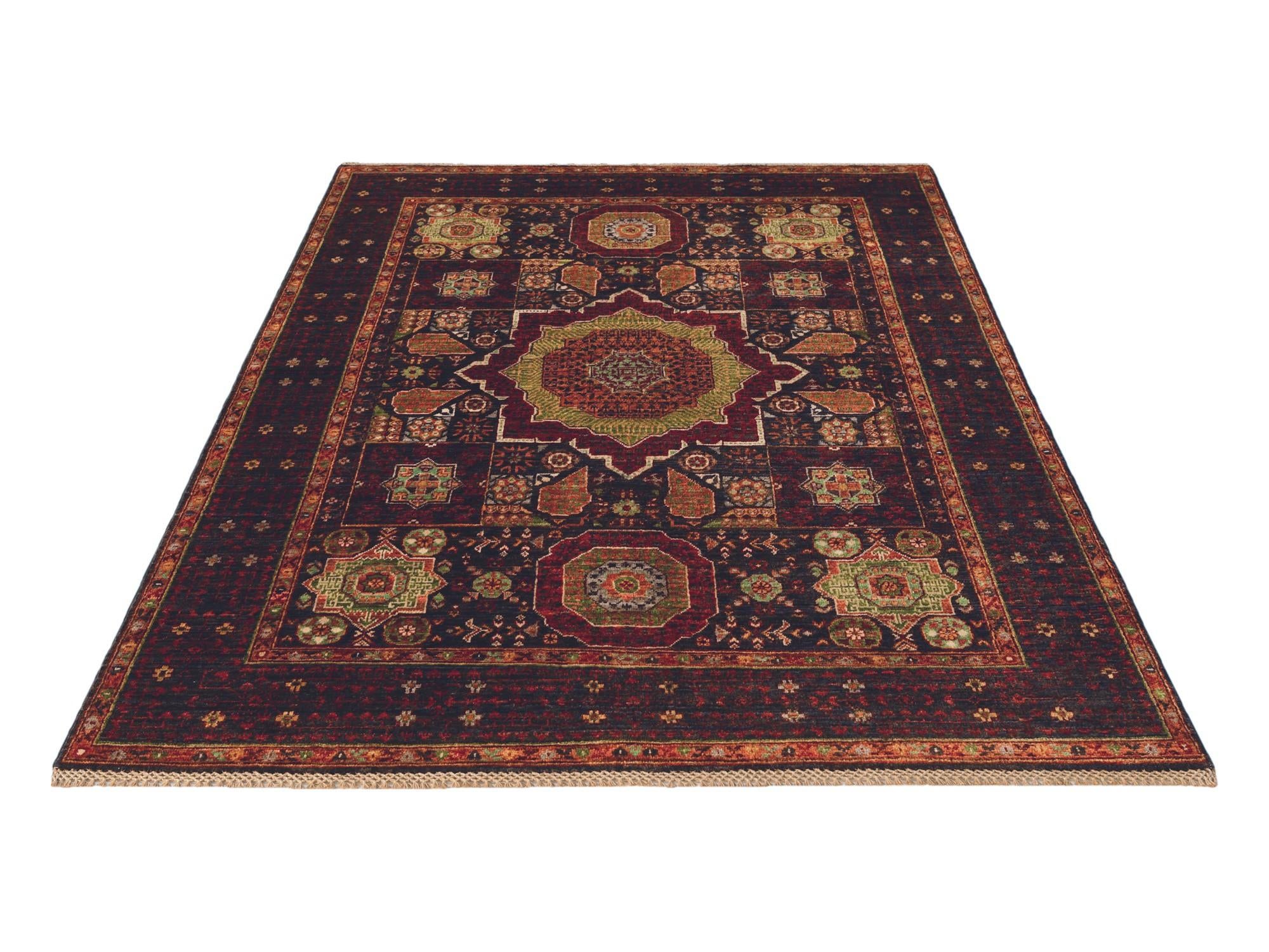5' x 6' 10 Hand Knotted Mamluk Ziegler Rug