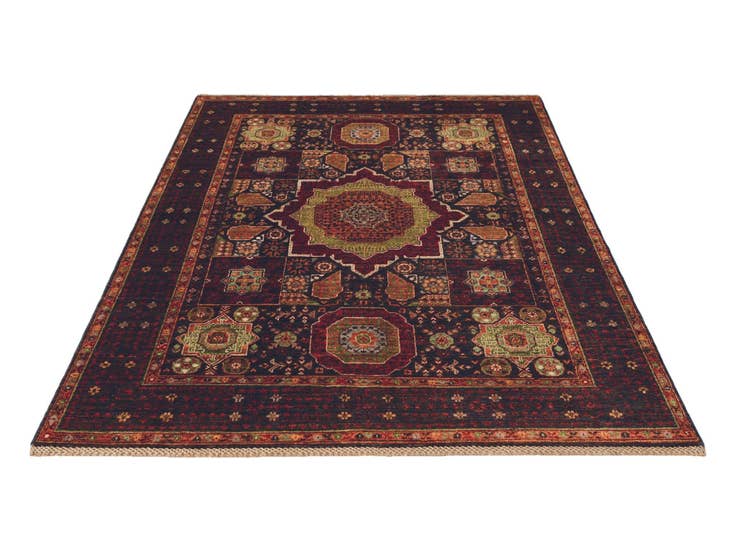 Detail image of 5' x 6' 10 Hand Knotted Mamluk Ziegler Rug
