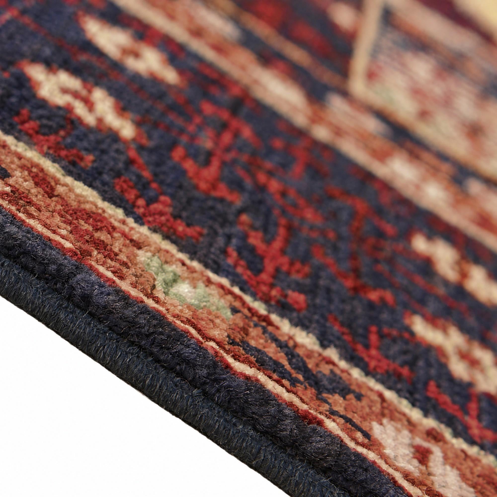 155cm x 210cm anudado a mano Mamluk Ziegler Alfombra
