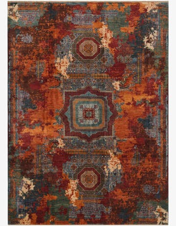 9' 2 x 12' 7 Hand Knotted Mamluk Ziegler Rug