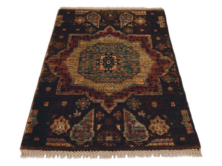2' x 3' Hand Knotted Mamluk Ziegler Rug