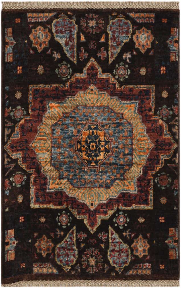 2' x 3' Hand Knotted Mamluk Ziegler Rug