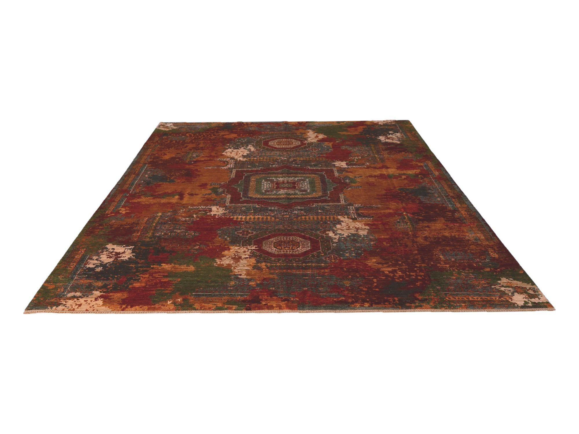 10' x 12' 10 Hand Knotted Mamluk Ziegler Rug