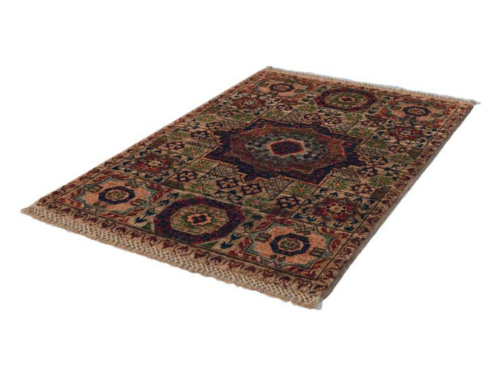 2' x 3' Hand Knotted Mamluk Ziegler Rug