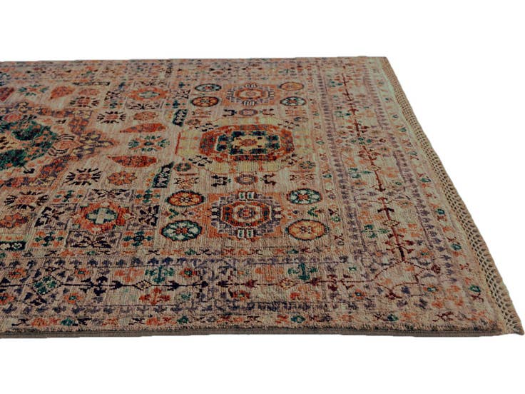 Detail image of 3' 4 x 4' 9 Hand Knotted Mamluk Ziegler Rug