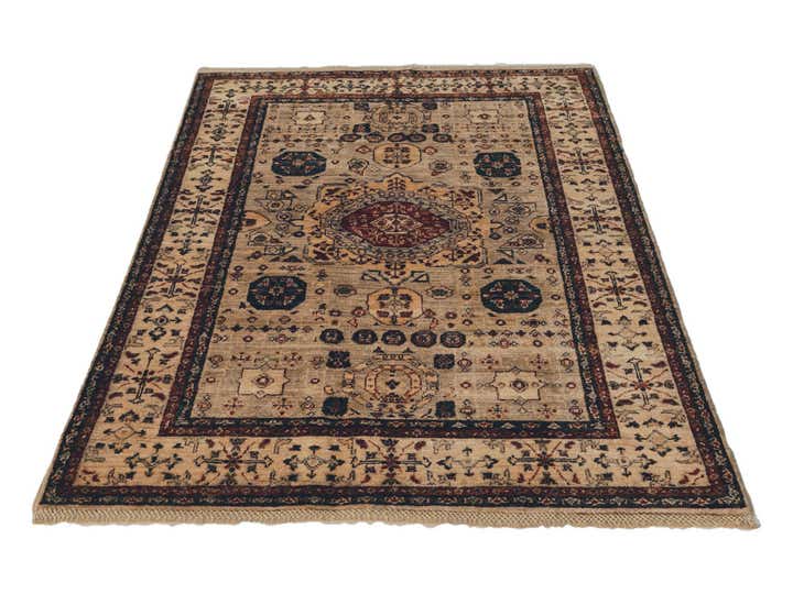 3' 11 x 5' 11 Hand Knotted Mamluk Ziegler Rug