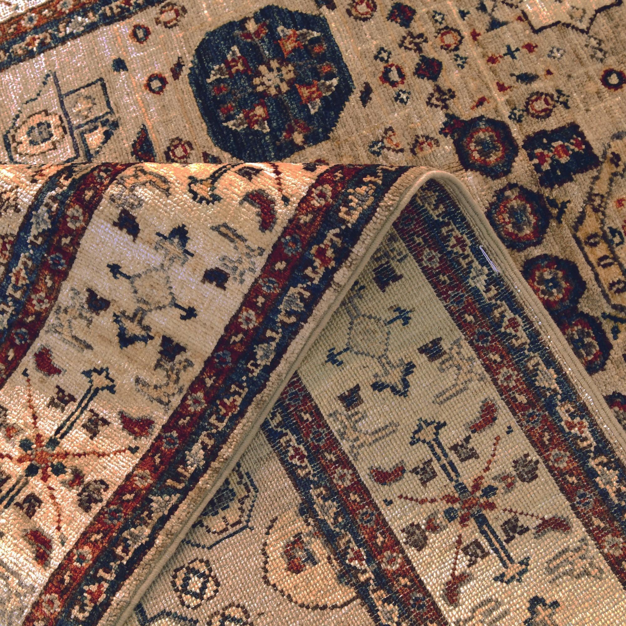 3' 11 x 5' 11 Hand Knotted Mamluk Ziegler Rug