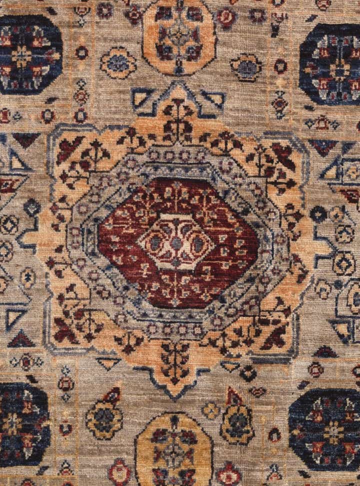 3' 11 x 5' 11 Hand Knotted Mamluk Ziegler Rug