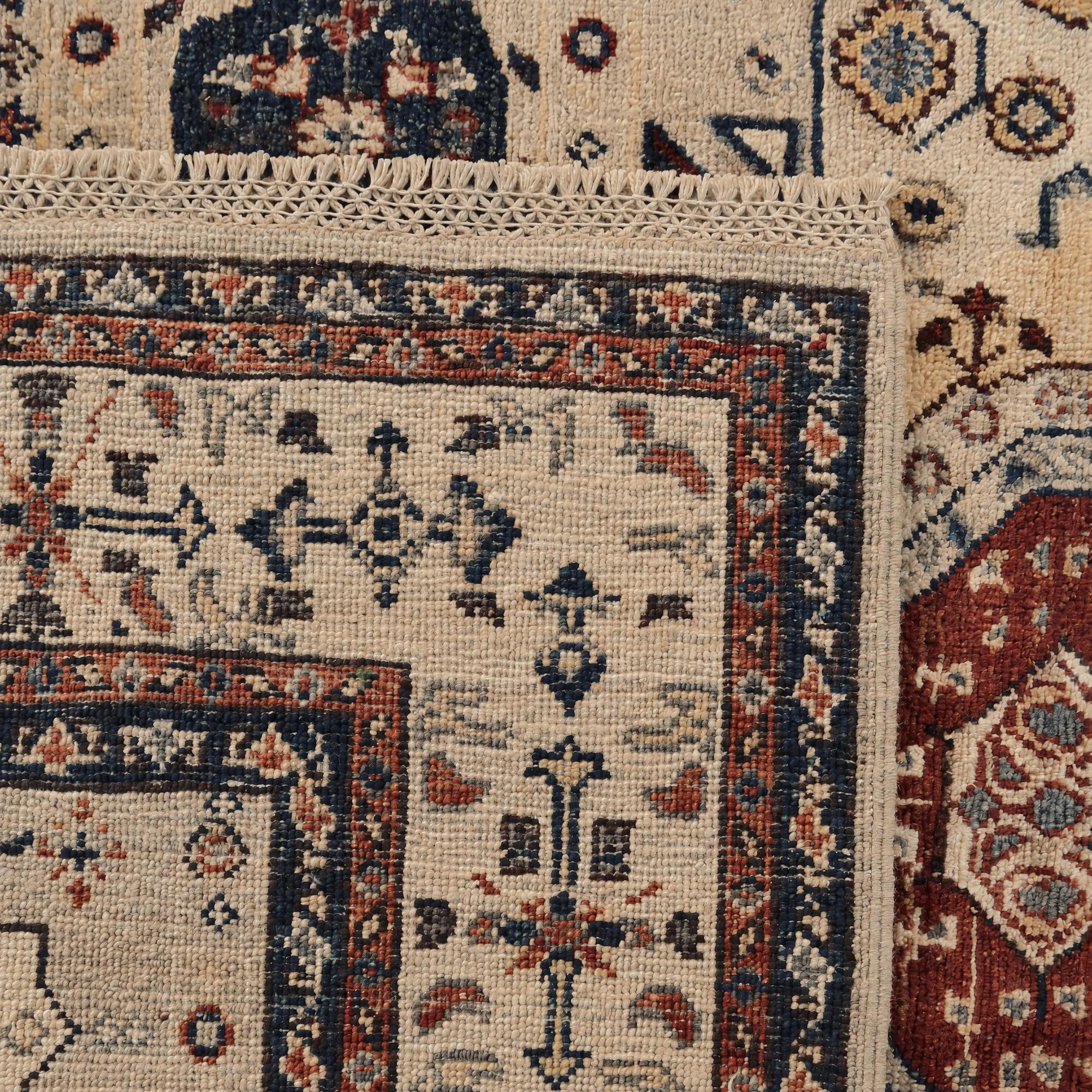 120cm x 180cm Hand Knotted Mamluk Ziegler Rug