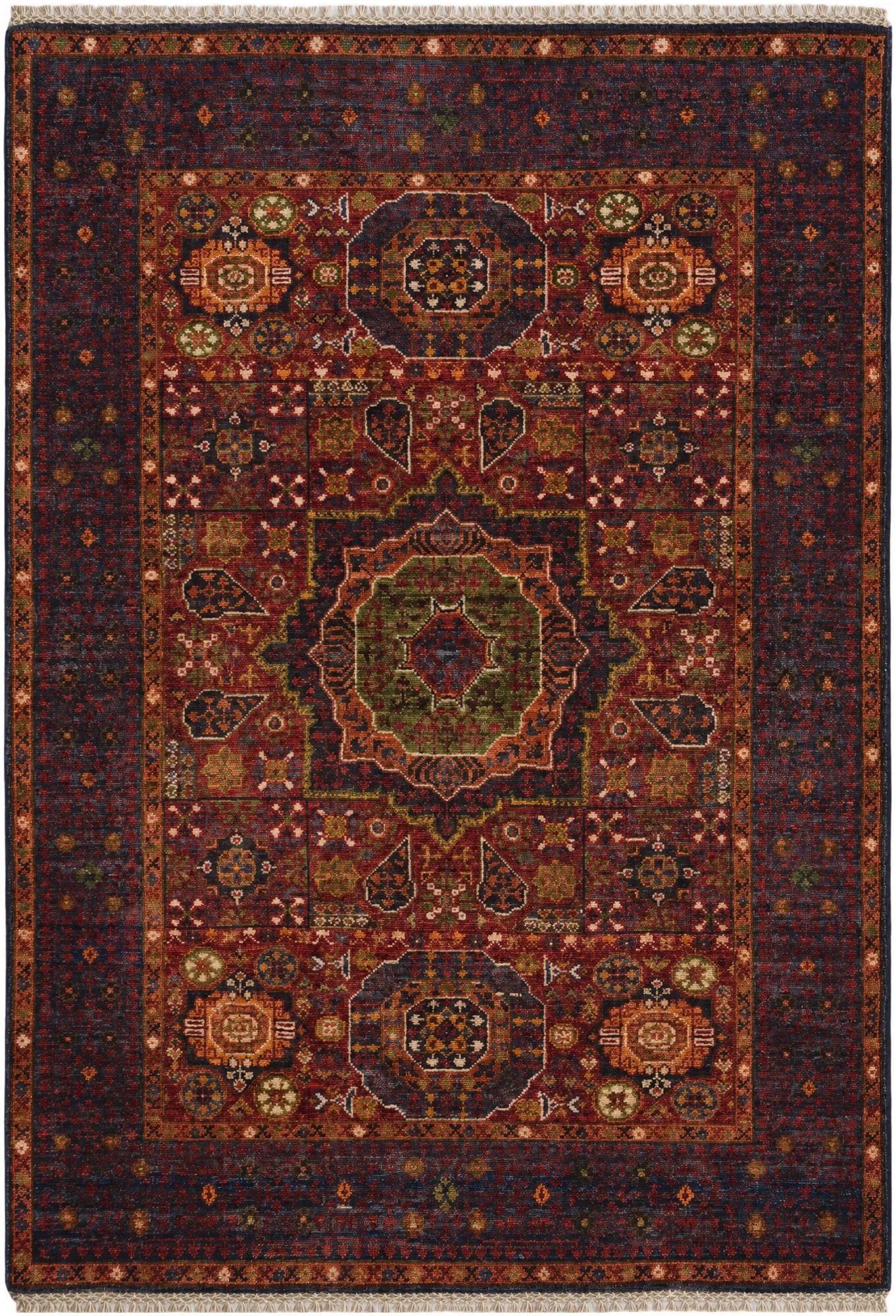 3' 5 x 4' 11 Hand Knotted Mamluk Ziegler Rug