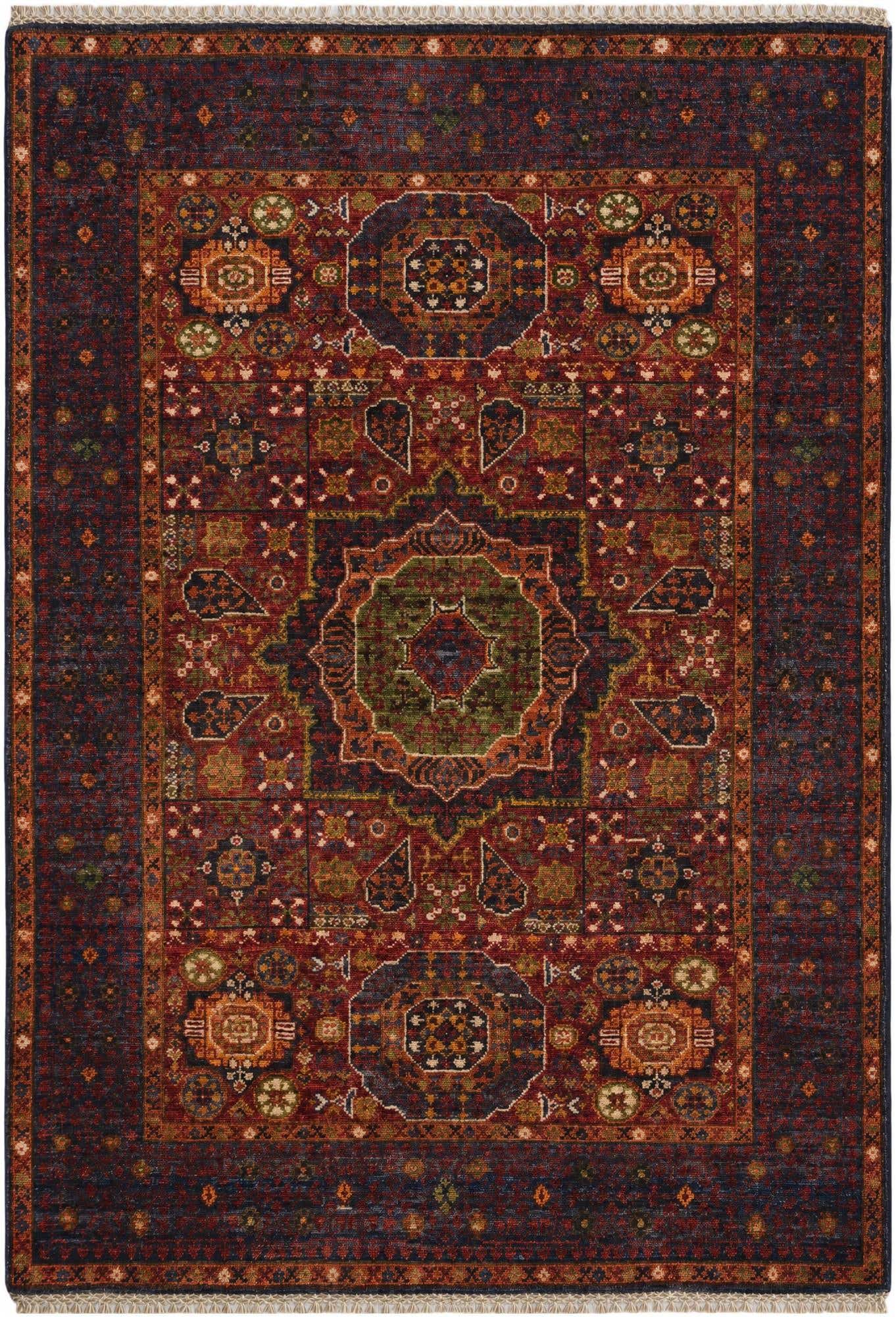 3' 5 x 4' 11 Hand Knotted Mamluk Ziegler Rug