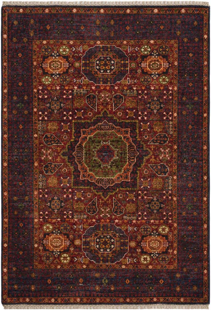 3' 5 x 4' 11 Hand Knotted Mamluk Ziegler Rug