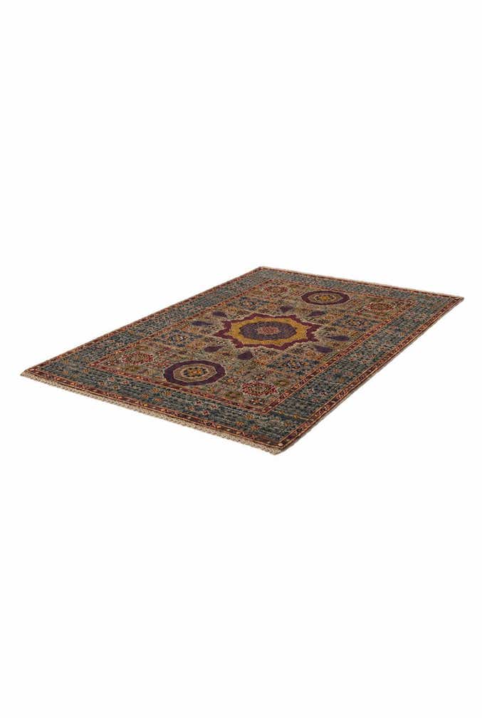 4' x 5' 10 Hand Knotted Mamluk Ziegler Rug