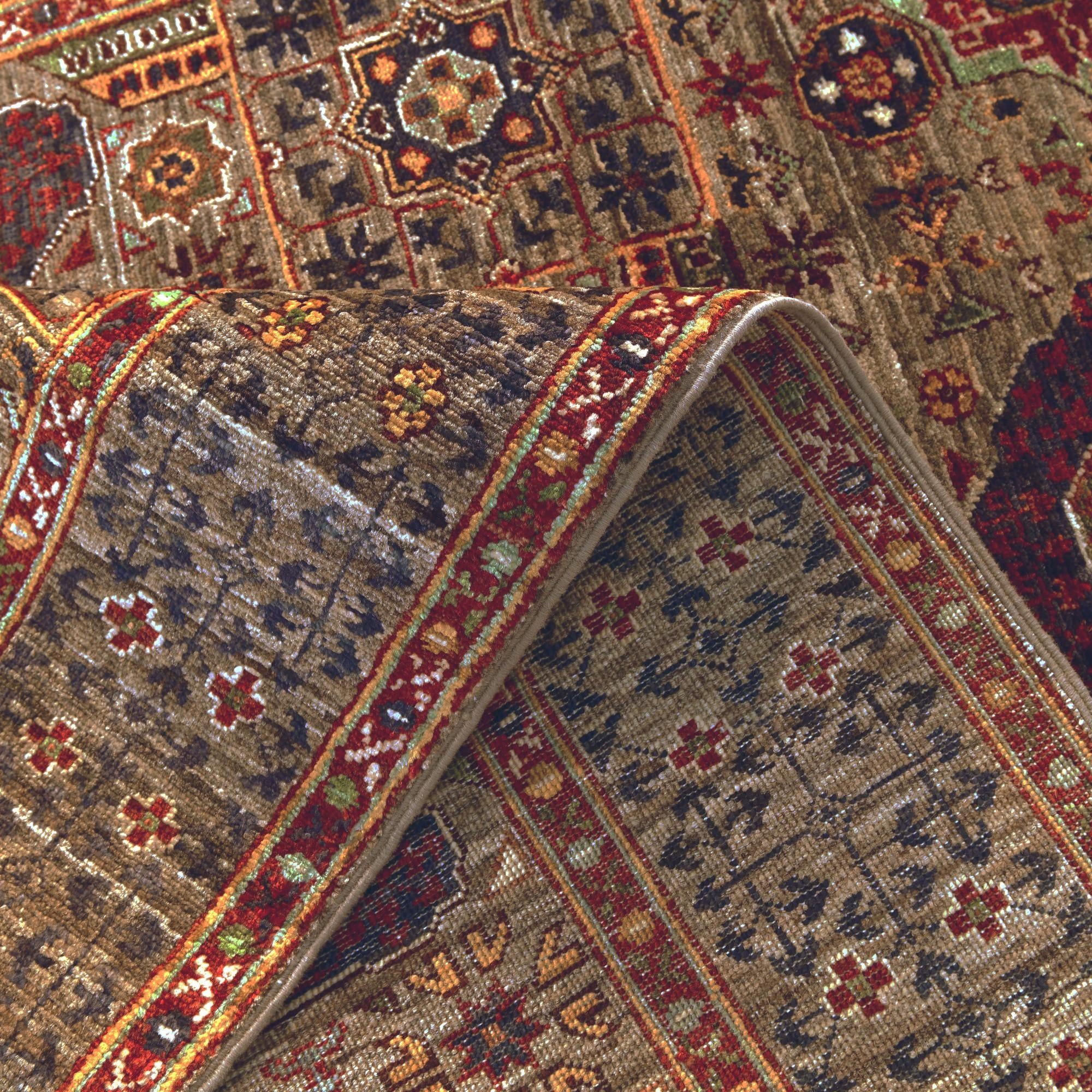 4' x 5' 10 Hand Knotted Mamluk Ziegler Rug