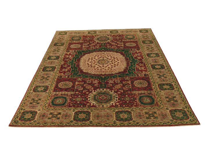 5' 7 x 7' 9 Hand Knotted Mamluk Ziegler Rug