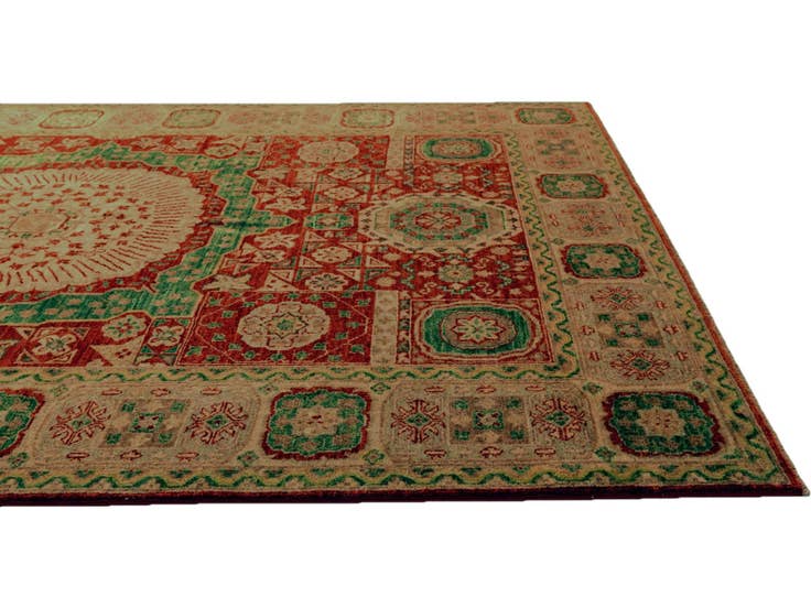 Detail image of 5' 7 x 7' 9 Hand Knotted Mamluk Ziegler Rug