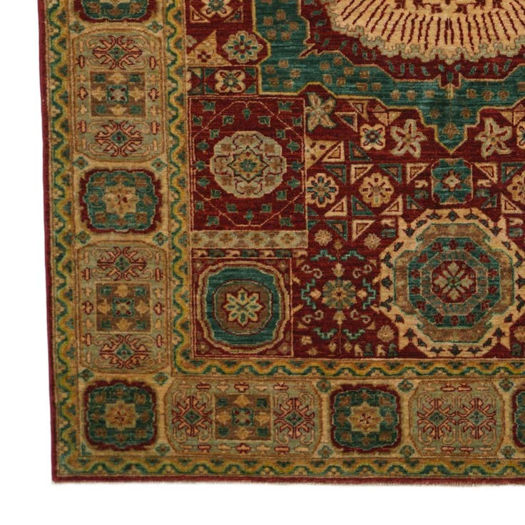 Detail image of 5' 7 x 7' 9 Hand Knotted Mamluk Ziegler Rug