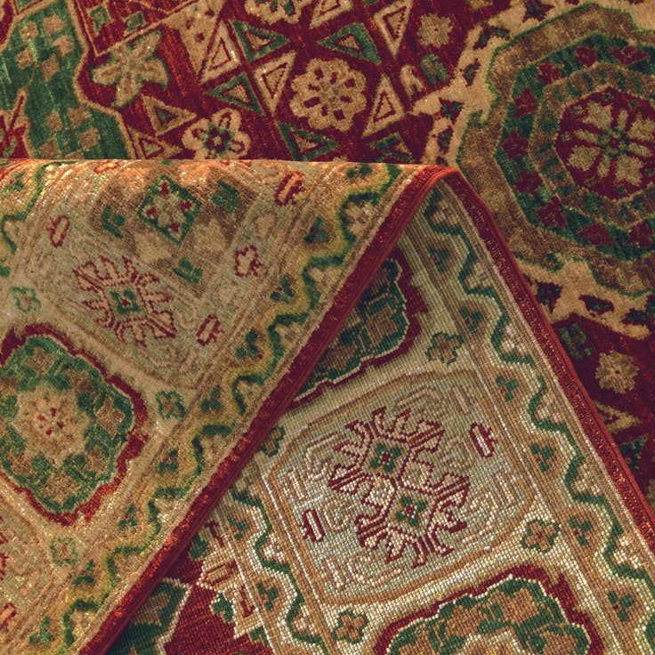 Detail image of 5' 7 x 7' 9 Hand Knotted Mamluk Ziegler Rug