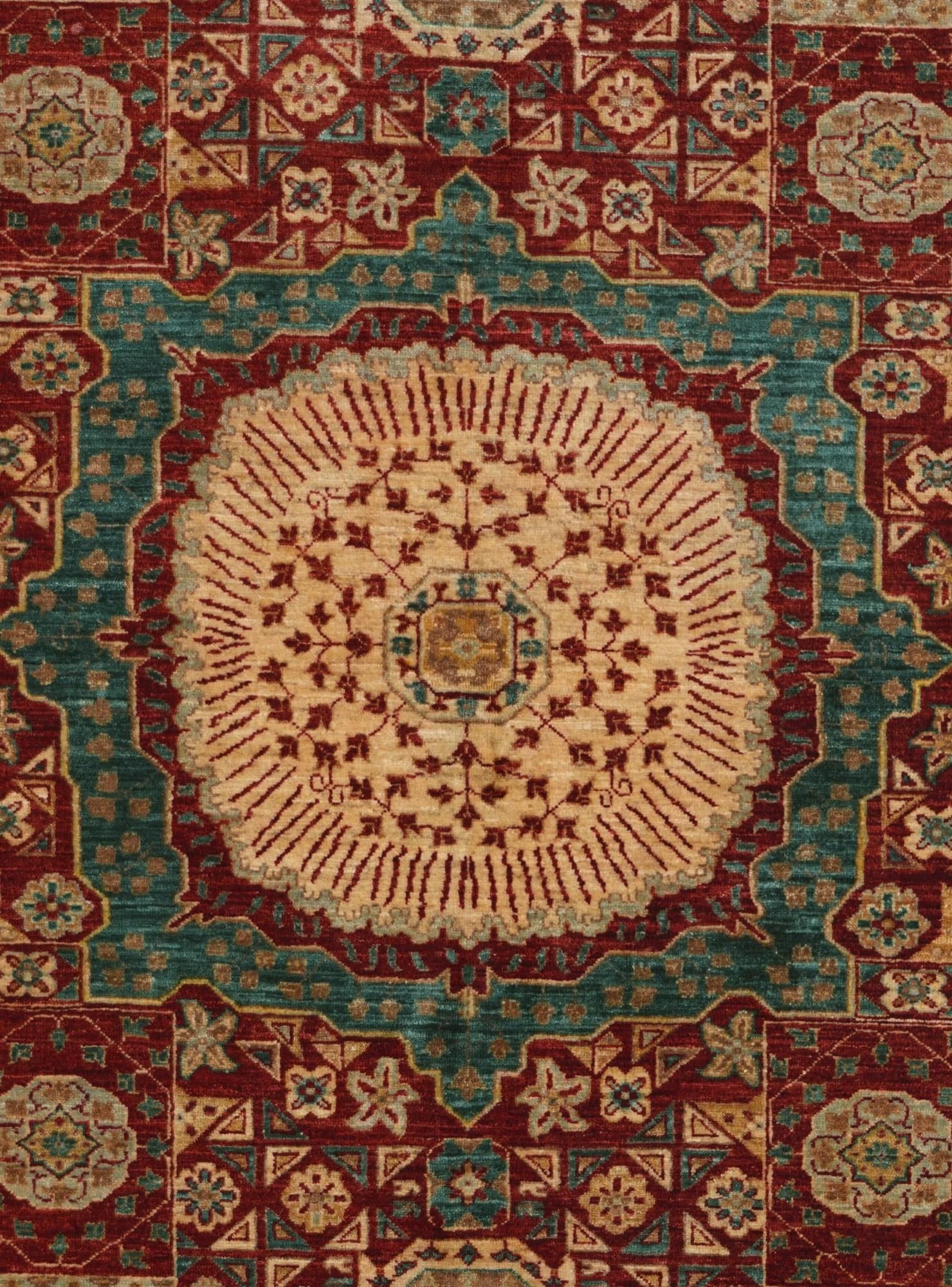 5' 7 x 7' 9 Hand Knotted Mamluk Ziegler Rug