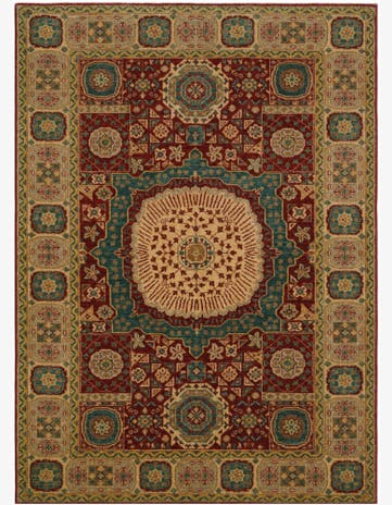 5' 7 x 7' 9 Hand Knotted Mamluk Ziegler Rug