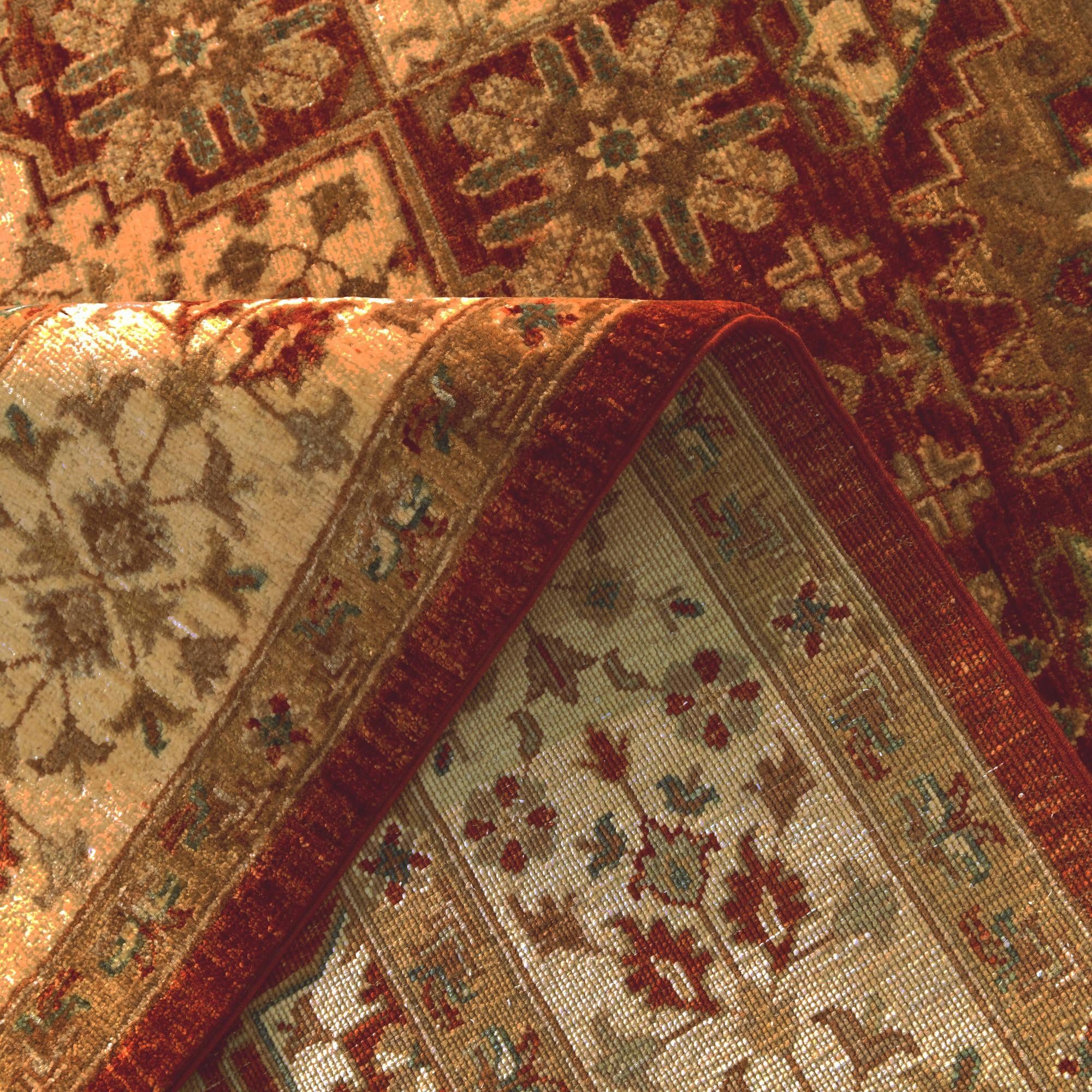 5' 6 x 8' Hand Knotted Mamluk Ziegler Rug