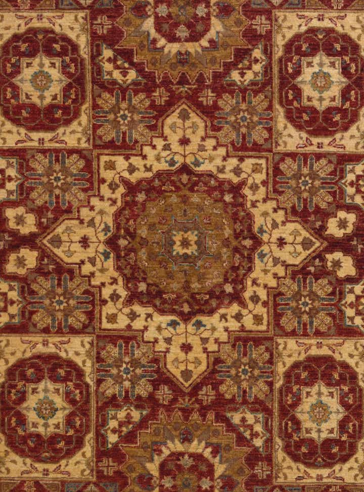 5' 6 x 8' Hand Knotted Mamluk Ziegler Rug
