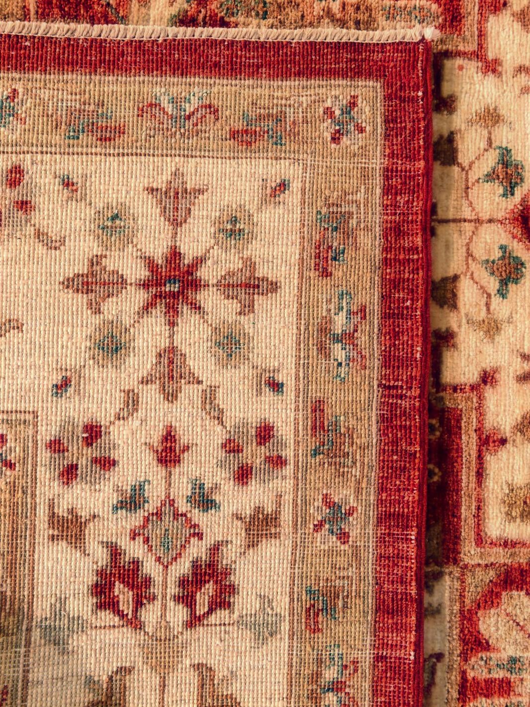 170cm x 245cm Hand Knotted Mamluk Ziegler Rug