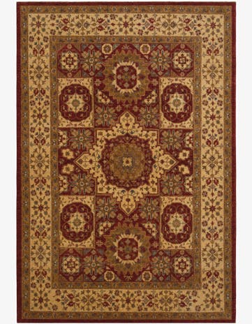 5' 6 x 8' Hand Knotted Mamluk Ziegler Rug