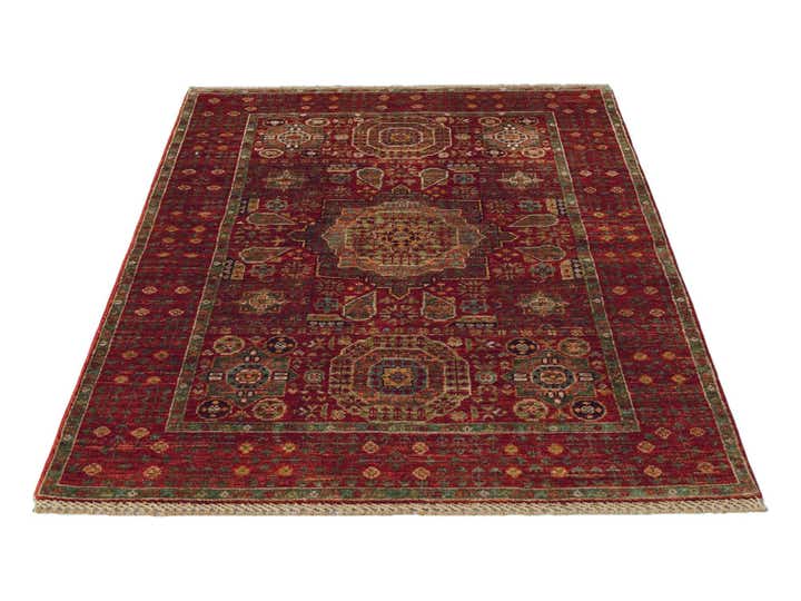 3' 6 x 5' 1 Hand Knotted Mamluk Ziegler Rug