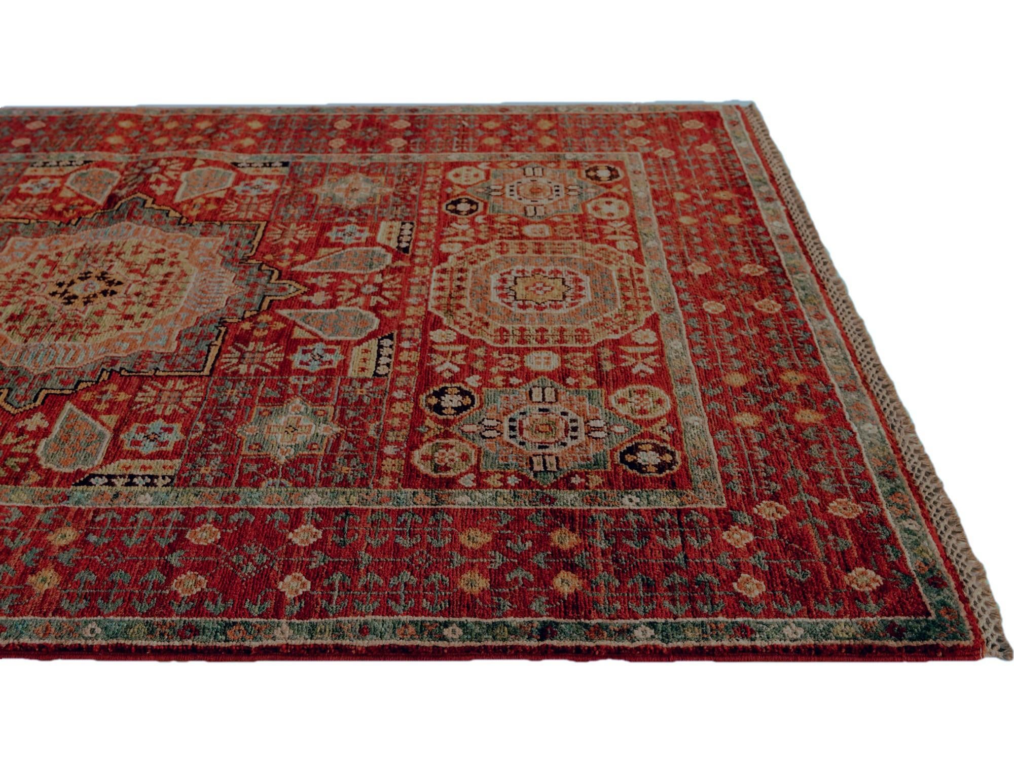 3' 6 x 5' 1 Hand Knotted Mamluk Ziegler Rug