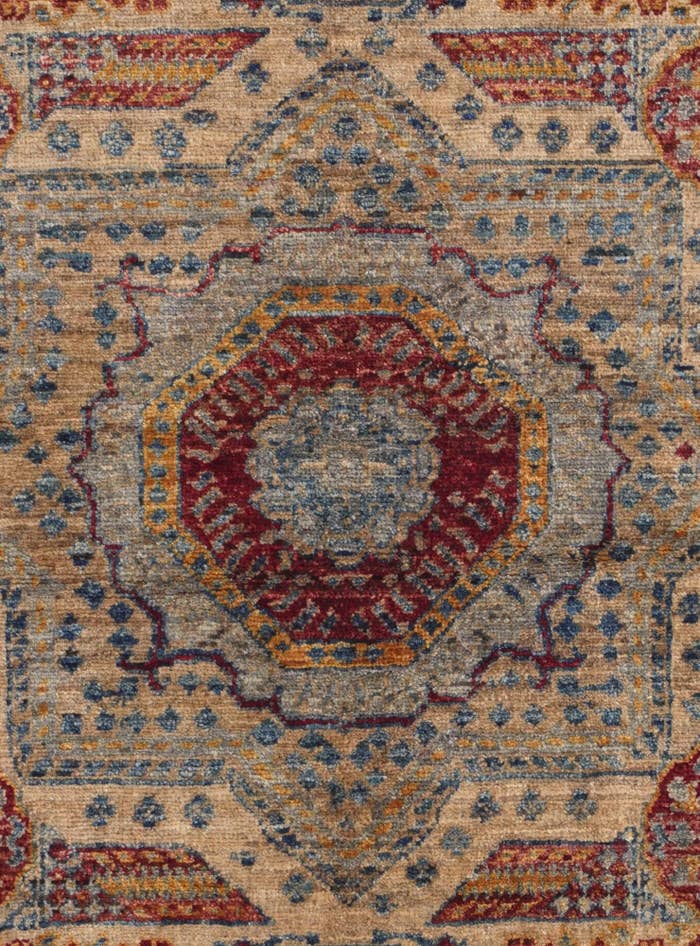 Detail image of 3' 3 x 5' Hand Knotted Mamluk Ziegler Rug