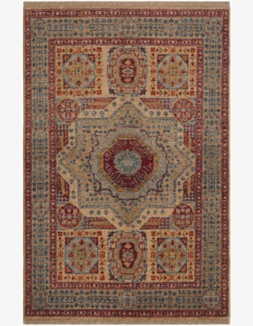 3' 3 x 5' Hand Knotted Mamluk Ziegler Rug