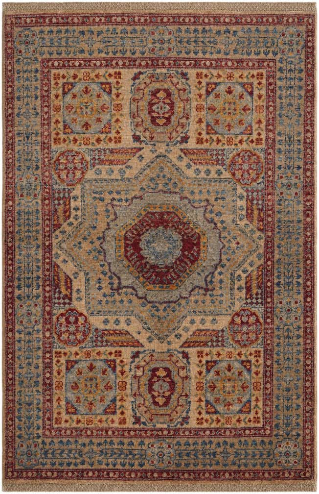 3' 3 x 5' Hand Knotted Mamluk Ziegler Rug