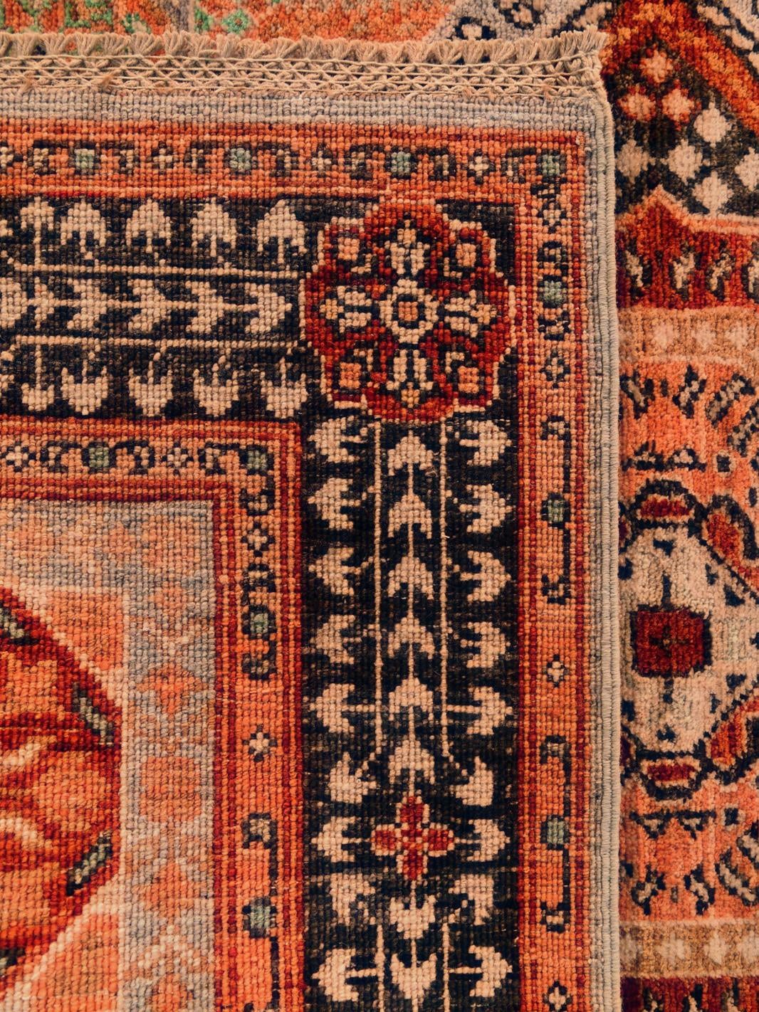 105cm x 160cm Hand Knotted Mamluk Ziegler Rug