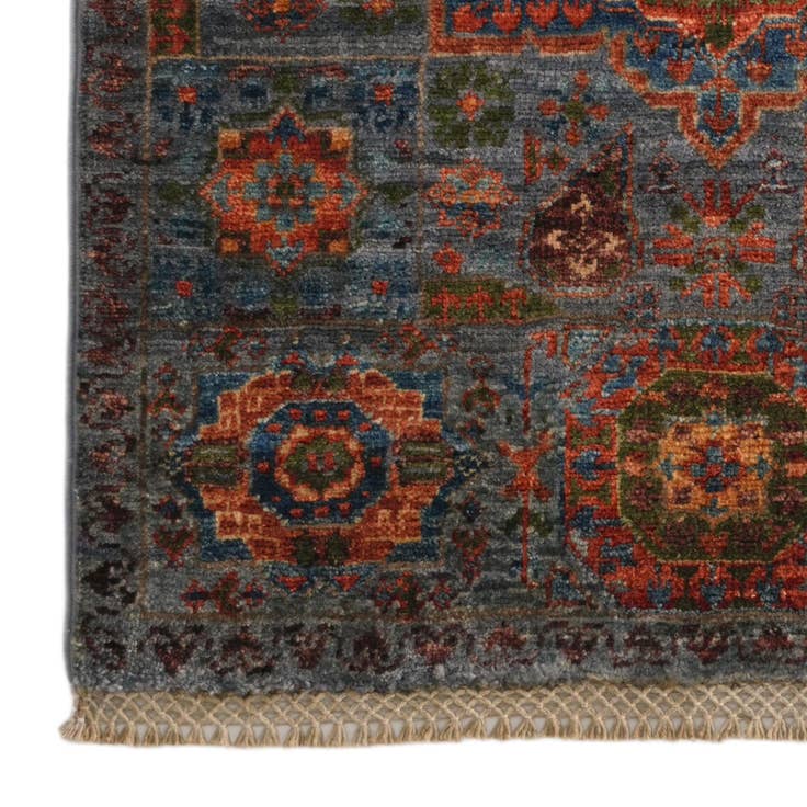 Detail image of 2' 1 x 2' 11 Hand Knotted Mamluk Ziegler Rug