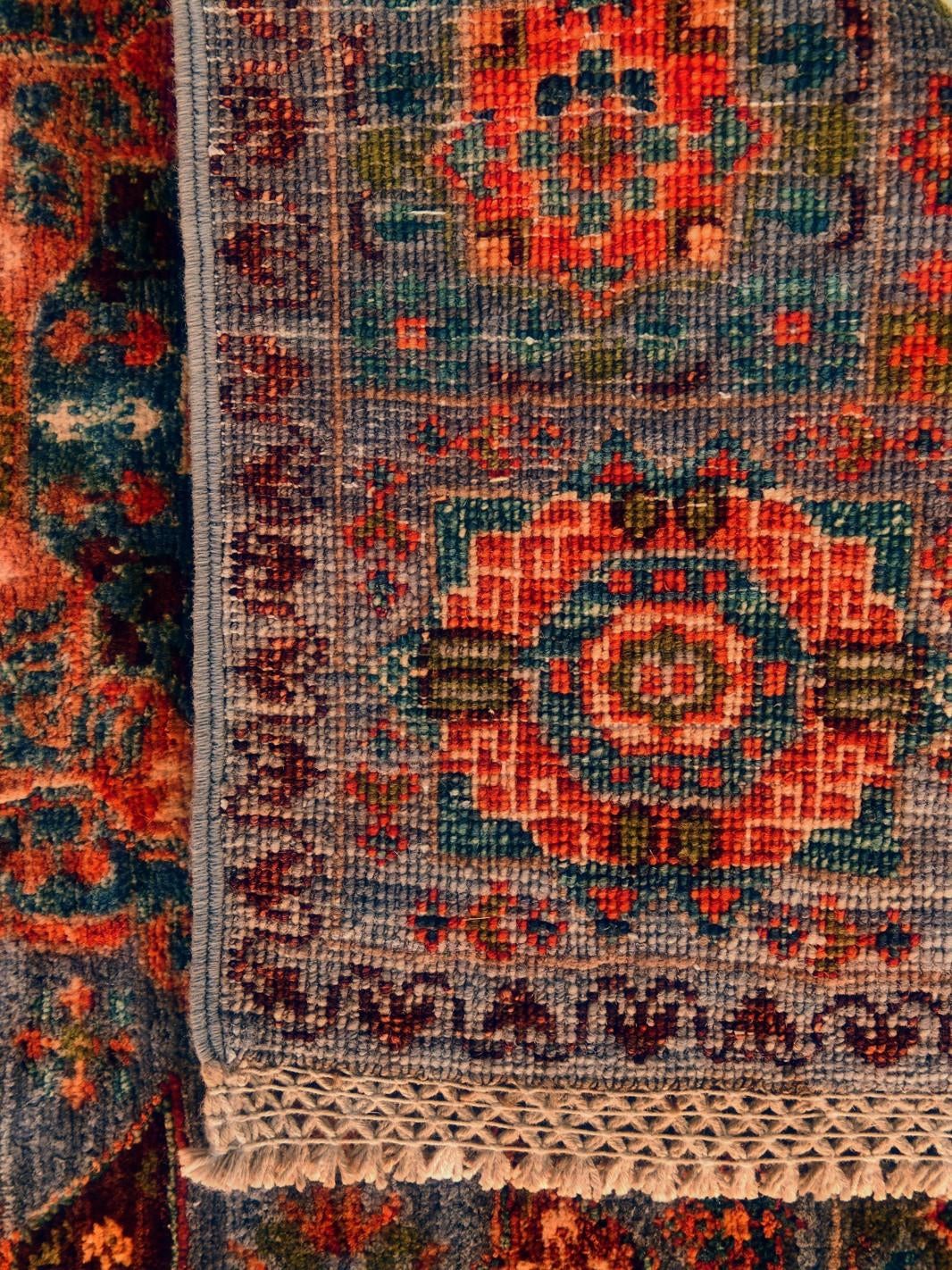 65cm x 90cm Hand Knotted Mamluk Ziegler Rug