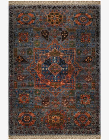 2' 1 x 2' 11 Hand Knotted Mamluk Ziegler Rug