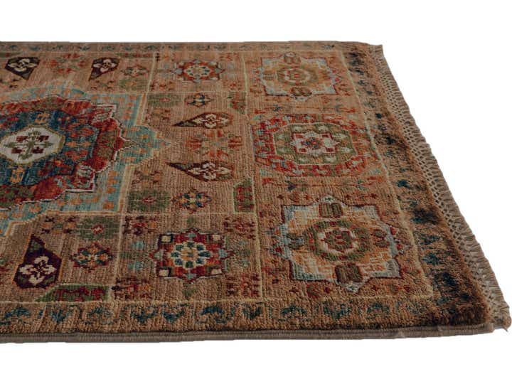 2' x 2' 11 Hand Knotted Mamluk Ziegler Rug
