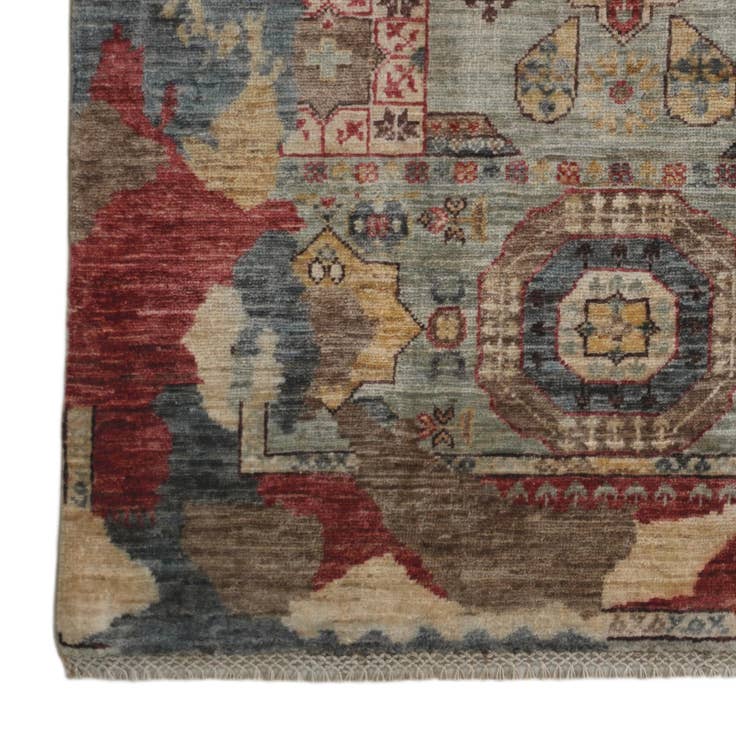 Detail image of 3' 3 x 4' 11 Hand Knotted Mamluk Ziegler Rug