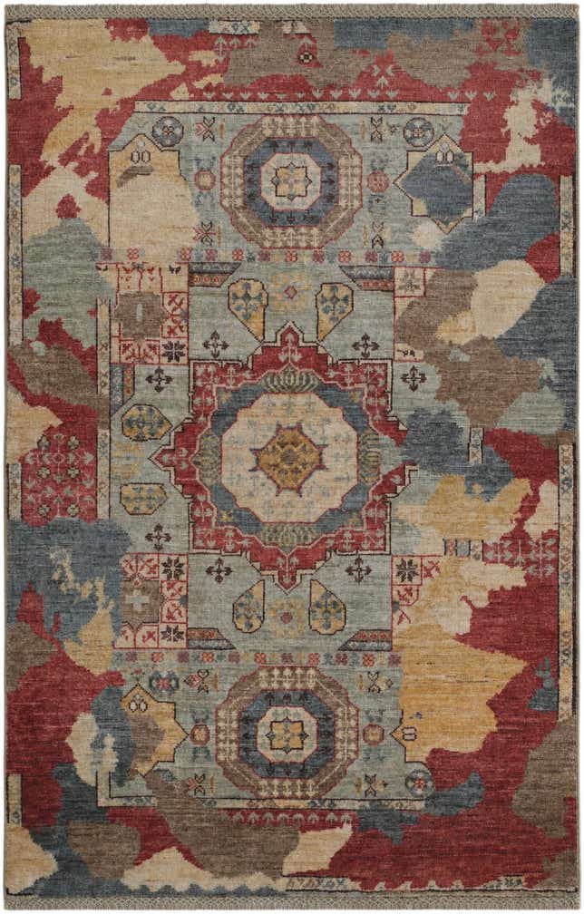 3' 3 x 4' 11 Hand Knotted Mamluk Ziegler Rug