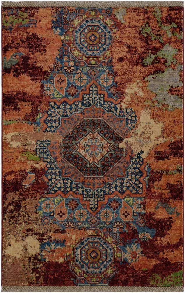 2' x 3' 2 Hand Knotted Mamluk Ziegler Rug