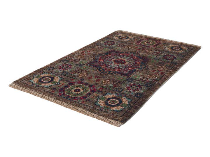 2' x 3' 2 Hand Knotted Mamluk Ziegler Rug