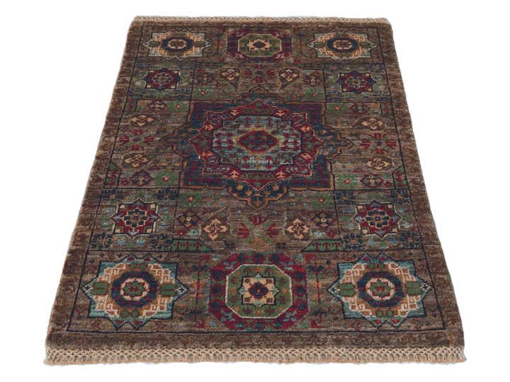 2' x 3' 2 Hand Knotted Mamluk Ziegler Rug