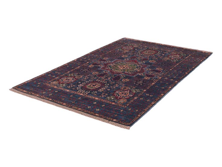 Detail image of 3' 3 x 5' Hand Knotted Mamluk Ziegler Rug