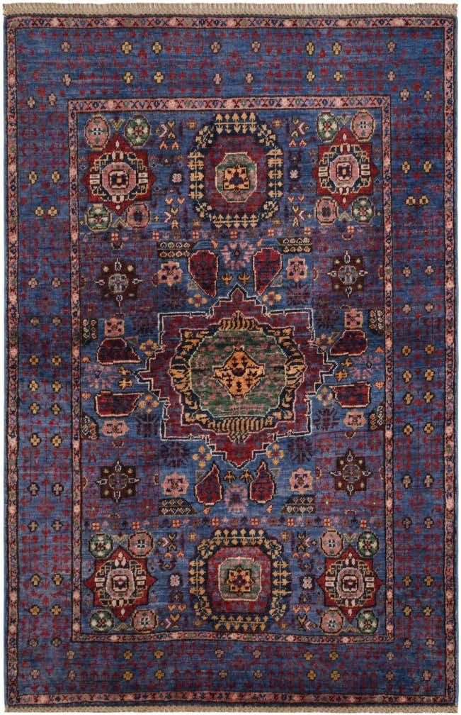 3' 3 x 5' Hand Knotted Mamluk Ziegler Rug